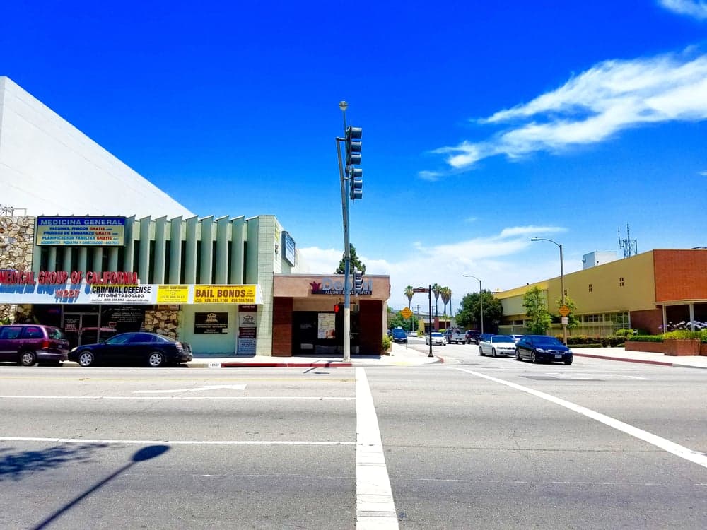 Street view of the Allure Dental Arts office at 11233 Valley Blvd, El Monte